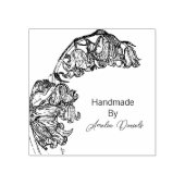 Personalisiert Bluebell Handmade von Gummistempel (Prägung)