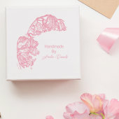 Personalisiert Bluebell Handmade von Gummistempel