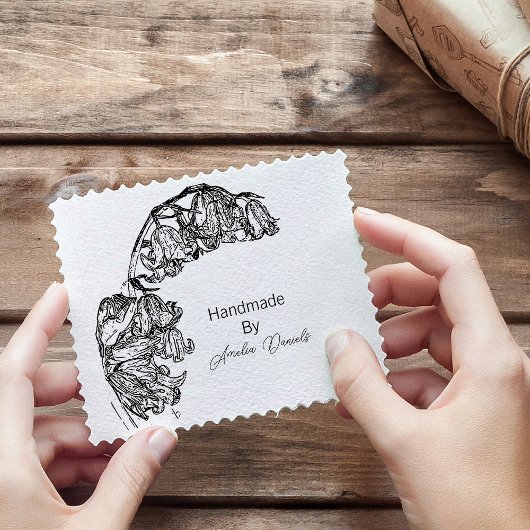 Personalisiert Bluebell Handmade von Gummistempel