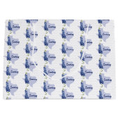 Personalisiert Bluebonnet Texas Große Geschenktüte (Vorderseite)