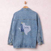 Personalisiert Bluebonnet Texas Jeansjacke (Hangar)