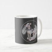 Personalisiert Bluetick Coonhound Kaffeetasse (VorderseiteRechts)