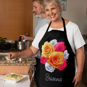 Personalisiert blühende Rose Motif-Schürze Schürze