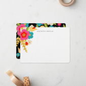 Personalisiert | Blume der Länder Mitteilungskarte (Vorderseite/Rückseite Beispiel)