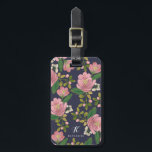 Personalisiert | Blush Bouquet Gepäckanhänger<br><div class="desc">Handgemalt rosa Blumendesign von Shelby Allison.</div>
