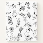 Personalisiert Blush Pink Girly Dankeszeitung Notizblock (Rückseite)