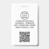 Personalisiert Blush Pink Giro Modernes Personal Ausweis (Rückseite)