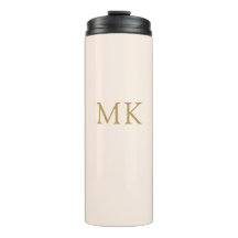 Personalisiert Blush Pink Gold Monogram Travel