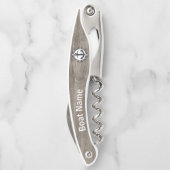 Personalisiert Boat's Corkschraube Flaschenöffner Kellnermesser (Rückseite)