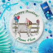 Personalisiert Boer Goat Birthday Party Teller (Party)