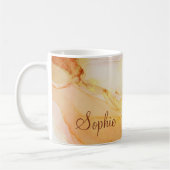 Personalisiert Boho Abstrakt Kaffeetasse (Links)