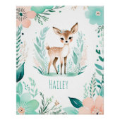 Personalisiert Boho Baby Poster - Fazialdesign (Vorderseite)