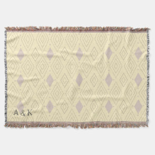 Personalisiert Boho Decke