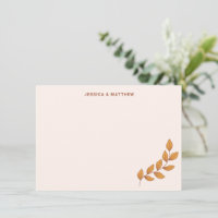 Personalisiert Boho Earthy Vine Custom Wedding Nam