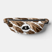 Personalisiert Boho Feather Monogram Fanny Pack Bauchtasche (Ablage )