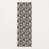 Personalisiert Boho Floral Pattern Yogamatte (Rückseite)