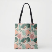 Personalisiert Boho Monstera Summer Tote Bag Tasche (Vorderseite)