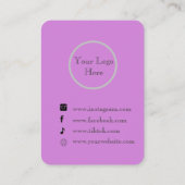 Personalisiert Boho Mystical Juwelier Visitenkarte (Rückseite)