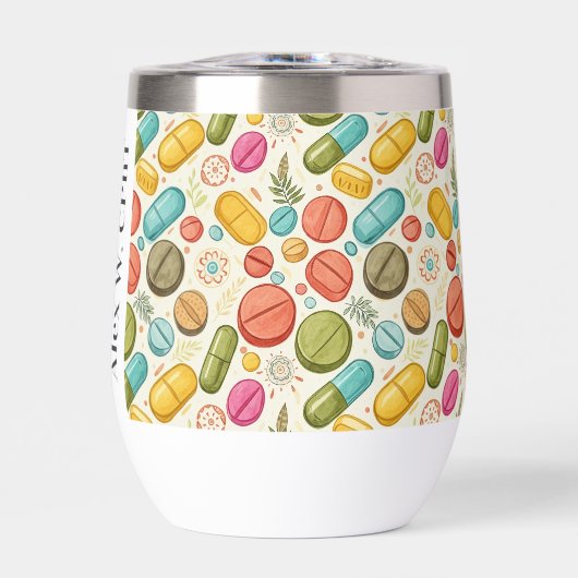 Personalisiert Boho Pharmacy Stemless (Vorderseite)