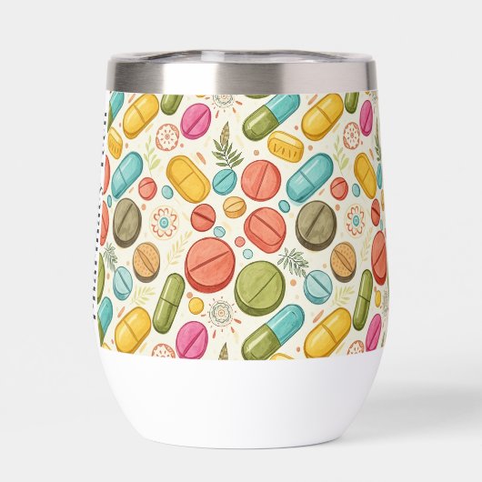 Personalisiert Boho Pharmacy Stemless (Rückseite)