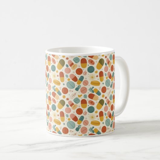 Personalisiert Boho Pharmacy Tech Custom CPhT Kaffeetasse (VorderseiteRechts)