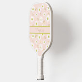 Personalisiert Boho Pink Daisy Pickleball Paddle (Links)