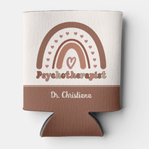 Personalisiert Boho Rainbow Psychotherapeut Dosenkühler