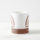 Personalisiert Boho Rainbow Psychotherapeut Kaffeetasse (Mittel)