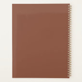 Personalisiert Boho Rainbow Psychotherapeut Planer (Rückseite)