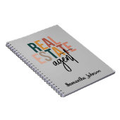 Personalisiert Boho Real Anwesen Agent Geschenkpap Notizblock (Rechte Seite)