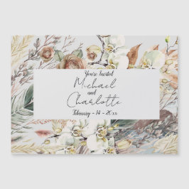 Personalisiert Boho Style Wedding Magneteinladung