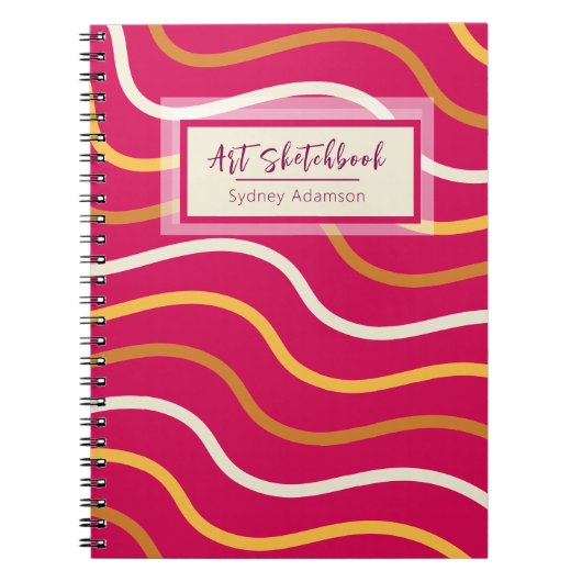 Personalisiert BOHO Themed Journal/ Notizblock (Vorderseite)