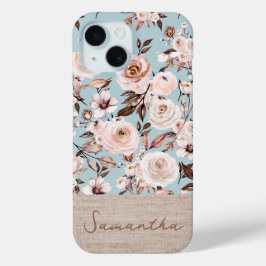 Personalisiert Boho Watercolor Floral Case-Mate iPhone Hülle