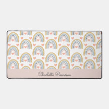 Personalisiert Boho Watercolor Rainbow-Muster