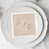 Personalisiert Boho Wedding Serviette