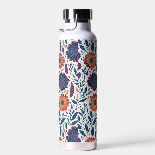 Personalisiert Boho, weiß Trinkflasche (Rechts)