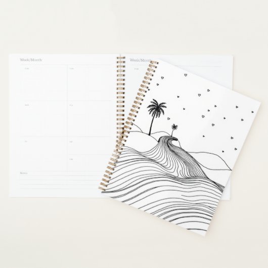 Personalisiert Boho Wüste Print Planer (Anzeige)