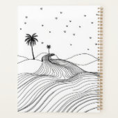 Personalisiert Boho Wüste Print Planer (Rückseite)