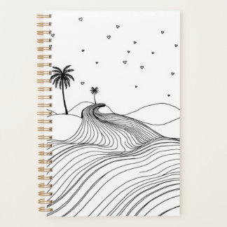 Personalisiert Boho Wüste Print Planer