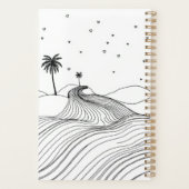 Personalisiert Boho Wüste Print Planer (Rückseite)