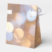 Personalisiert Bokeh Wedding Vielen Dank Geschenkschachtel (Rückseite)