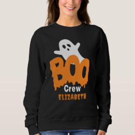 Personalisiert-Boo-Crew-Halloween-Party Sweatshirt
