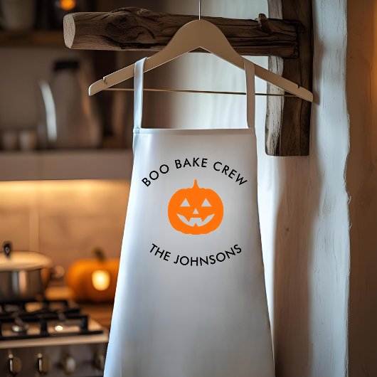 Personalisiert Boo Crew Pumpkin - Personalisiert Schürze