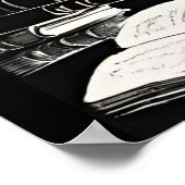 Personalisiert Book Bunny Poster (Ecke)