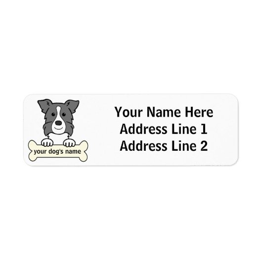 Personalisiert Border Collie (Vorne)