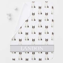 Personalisiert Border Collie Babydecke
