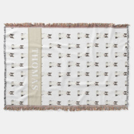 Personalisiert Border Collie Decke