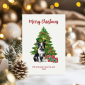Personalisiert Boston Terrier Dog Weihnachten