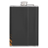 Personalisiert Bowler Strike Bowling Lanes Ball Bu Flachmann (Rückseite)