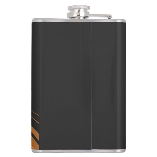 Personalisiert Bowler Strike Bowling Lanes Ball Bu Flachmann (Rückseite)